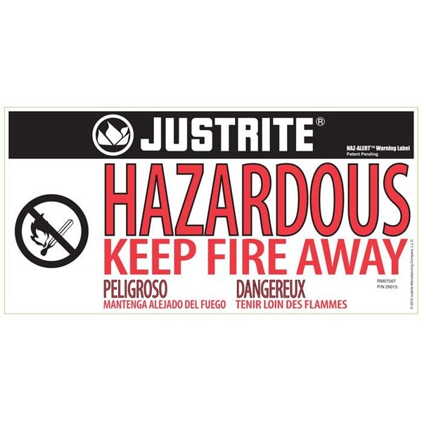 Justrite 30 gal, 1 Shelves, 18-Gauge Steel, 43 in W x 44 in H x 18 in D, Royal Blue - 8630282
