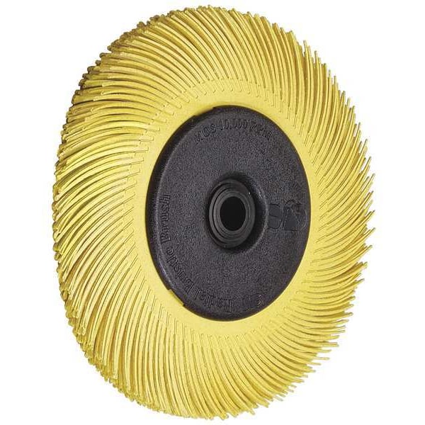Scotch-Brite Radial Bristle Brush, T-A, 6 Diax1/2 W, 80G - 61500151479