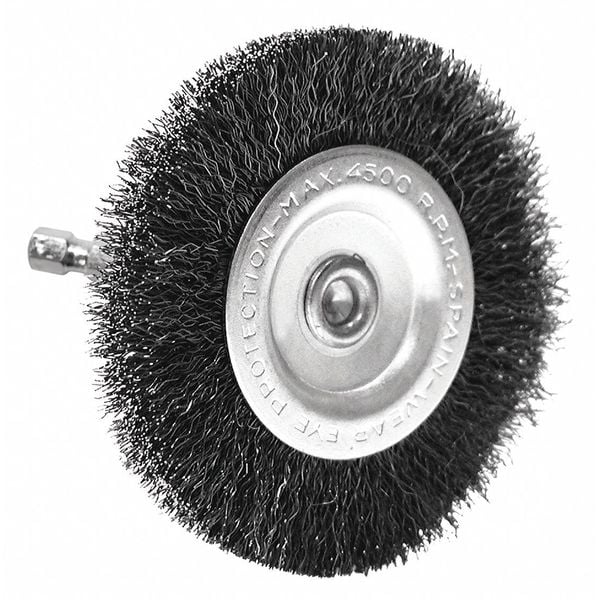 Century Drill & Tool Crimped Radial Wire Brush, 4 in., Coarse - 76441