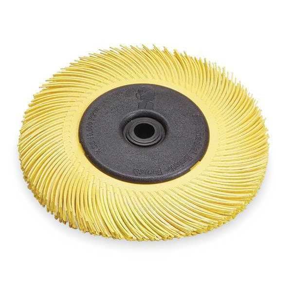 Scotch-Brite Radial Bristle Brush, T-C, 6 Diax7/16W, 80G - 61500187770