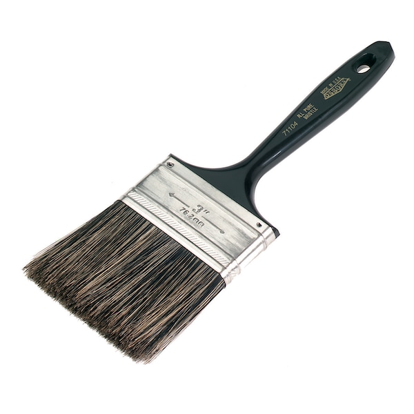 Osborn Pure Gray Bristle Brush, 3", 0007111000 - 0007111000