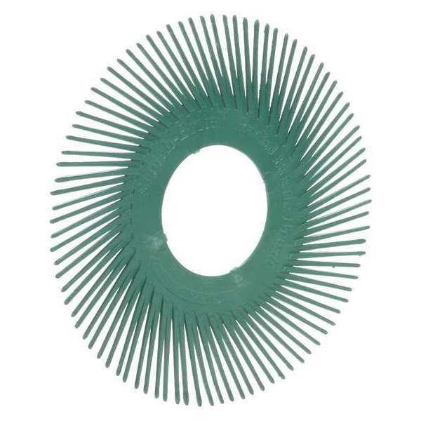 Scotch-Brite Radial Bristle Brush, T-A, 6x1/2, 50G, PK80 - 61500151677