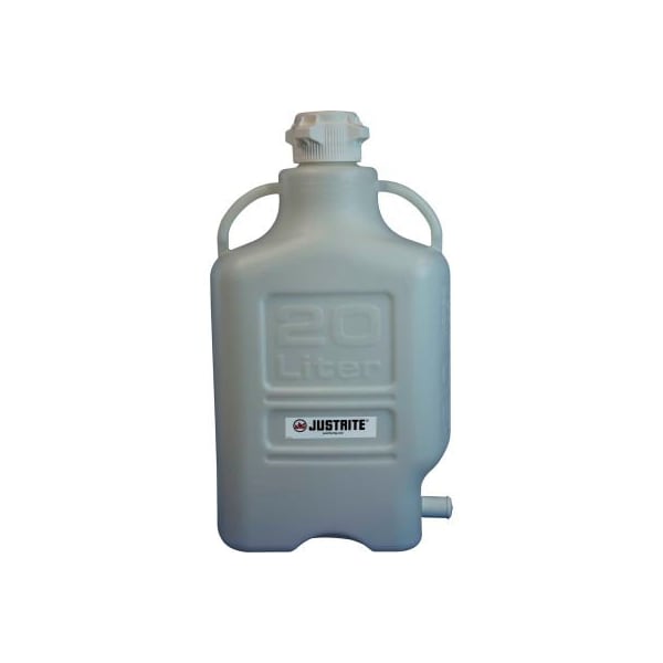 Justrite Justrite Carboy With Spigot, HDPE, 20-Liter - 12916