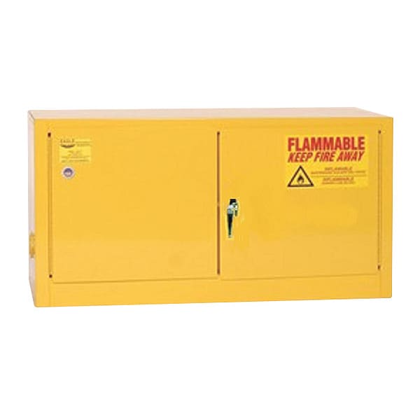 Equipto Flammable Liquid Storage Cabinet, 15 GAL - FSC15M
