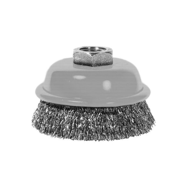 Century Drill & Tool Century Drill 76047 Angle Grinder Cup Brush 4" Dia. Crimped Steel 0.0118" - 76047