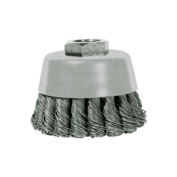 Century Drill & Tool Century Drill 76021 Angle Grinder Cup Brush 2-3/4" Dia. Knot Steel 0.02" - 76021