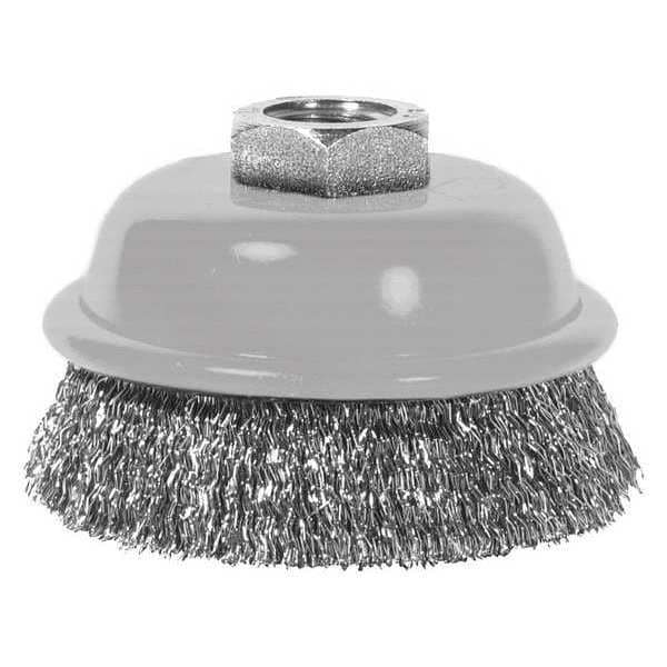 Century Drill & Tool Crimped Cup Brush, 4x5/8x11 in. - 76047