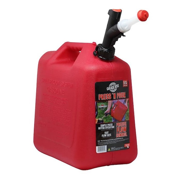 Sunbelt 5 Gallon Press N Pour Gas Can 0" x0" x0" - A-B1GB351