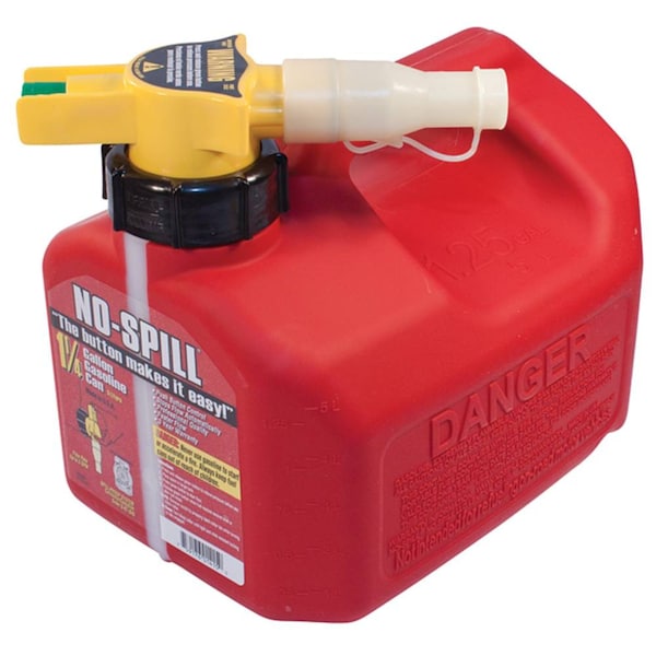 No-Spill NO-SPILL Red 2 1/2 Gallon No-Spill Fast Flow Portable Fuel Can - Professional Quality - 765-102