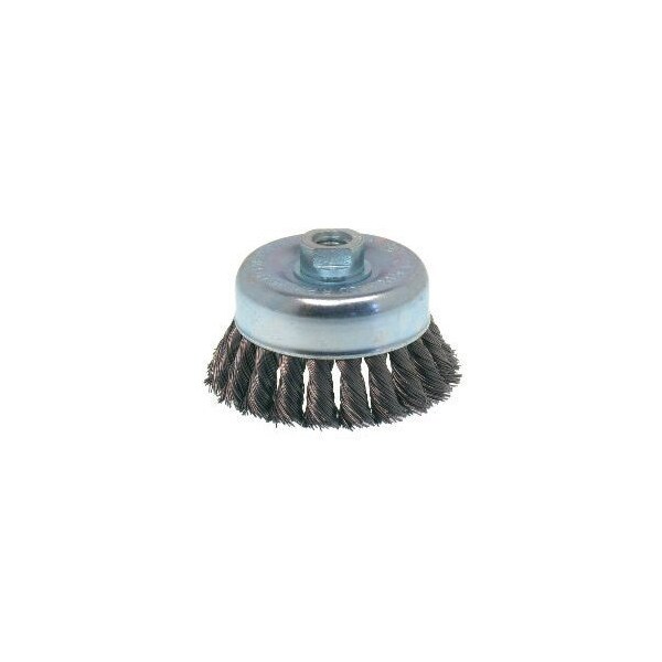 Osborn KNOT WIRE CUP 6 in. ODx.020 in. STEELx5/8-11 NC AHClamshell - 99043