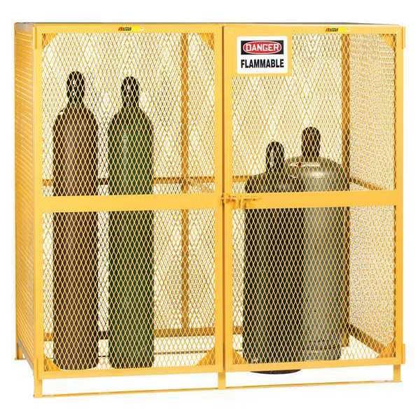 Little Giant Gas Cylinder Storage Unit, 10 to 30 Cap - GSU-72W-70H