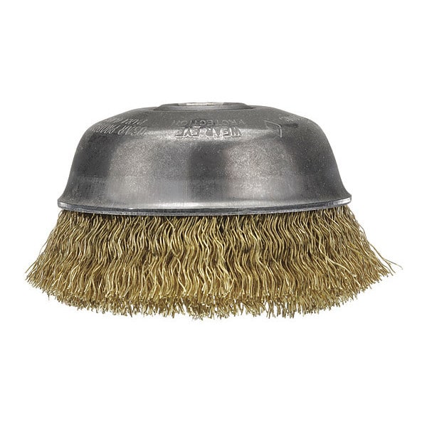 Osborn Crimped Wire Cup Brush, 3-1/2", 0003204700 - 0003204700