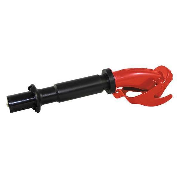 Wavian Rigid Spout, Plastic/Steel, Red, 1 in Dia. - JC00SSR