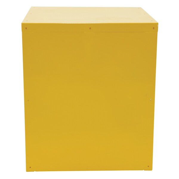 Vestil Yellow Powder Coat Cylinder Storage Cabinet 4 Cylinder Capacity - CYL-LP-4-CA