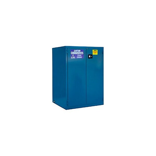 Jamco Acid Corrosive Cabinet Manual Close Double Door 60 Gallon 34Wx34Dx65H - CL60BPQQ