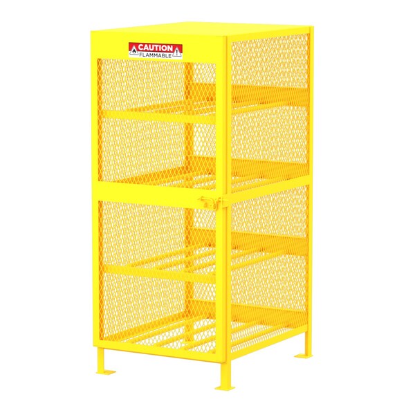 Valley Craft Gas Cylinder Storage Cabinet, Vertical - F89046