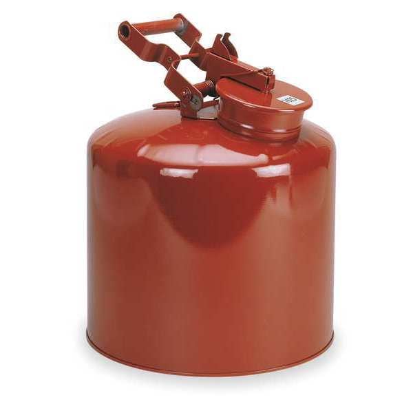 Eagle Mfg Disposal Can, 5 Gal., Red, Galvanized Steel - 1425