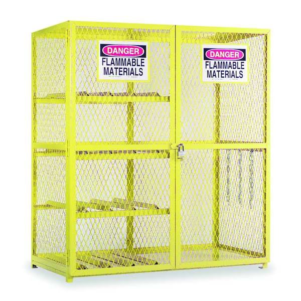 Durham Mfg Gas Cylinder Cabinet, 60x30, 14ga - EGCC8-9-50