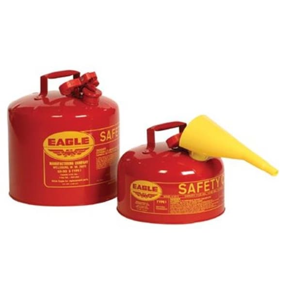 Eagle Mfg Eagle Mfg 258-UI-50-SB 5Gal Blue Type 1 Safetycan - 258-UI-50-SB