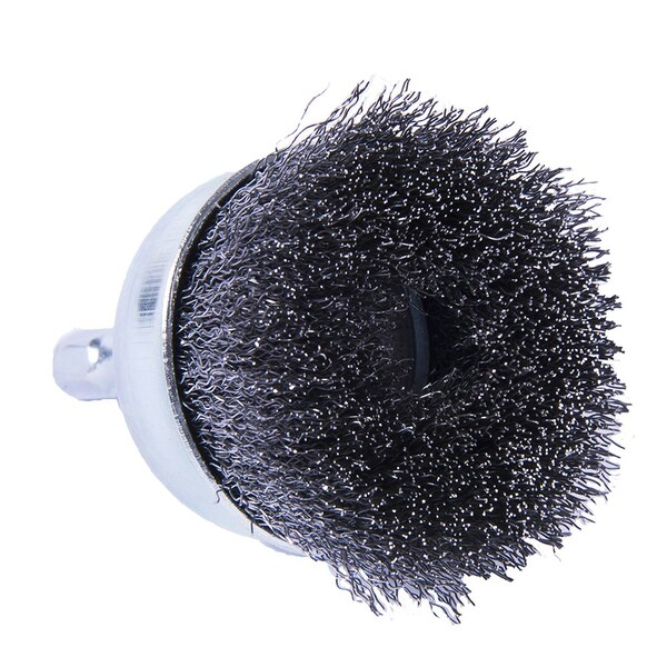 Forney Cup Brush Crimped, 2 in x .008 in x 1/4 in Hex Shank - 72795