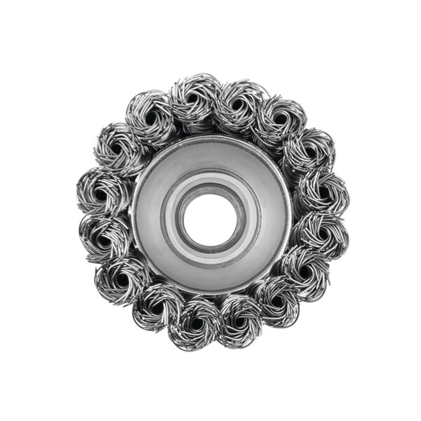 Titan 2-1/2 In. Knotted Wire Bowl Cup Brush, 1EA - 22236