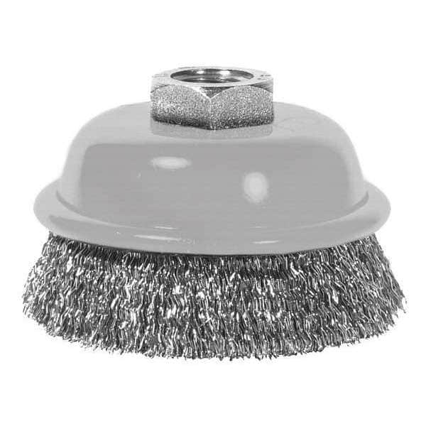 Century Drill & Tool Crimped Cup Brush, 5x5/8x11 in. - 76055
