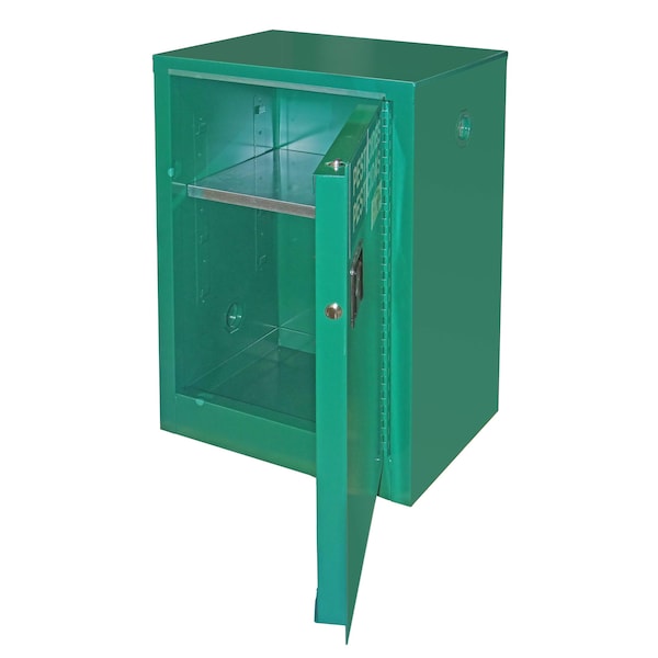 Securall 12 Gallon Pesticide Storage Cabinet, Self-Latch Standard Door, AgGreen - AG105