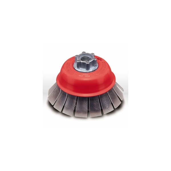 Jaz TwistKnotWireCupBrush, w/ProtectiveGuard.020"Steel, 5/8"-11&M14x2.0 - 72950