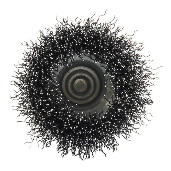Forney Cup Brush, Crimped, 2 in x .012 in x 1/4 in Hex Shank - 72729