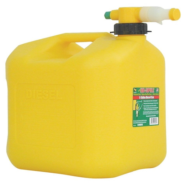 Sunbelt Fuel Can, No-Spill CARB Diesel Can (5 gallon) 0" x0" x0" - A-B1NS1457