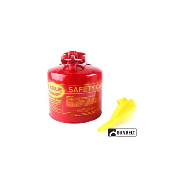 Sunbelt Fuel Can, Eagle Type-I Safety Cans (5 gallon) 15" x12.7" x12.8" - A-B1SC5