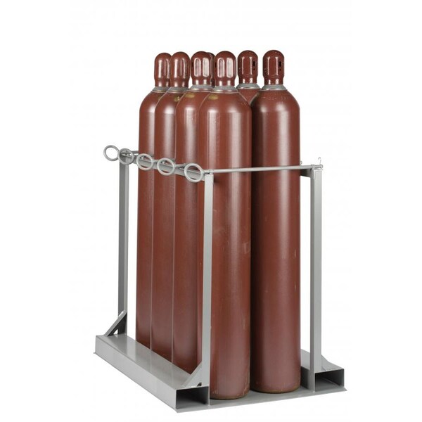 Little Giant Gas Cylinder Pallet, 6 Cylinder Capacity - GSP6