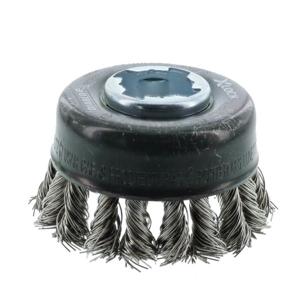 Diablo X-LOCK Stainless Steel Knot Cup Brush, 2 - DPB275XKCS01F