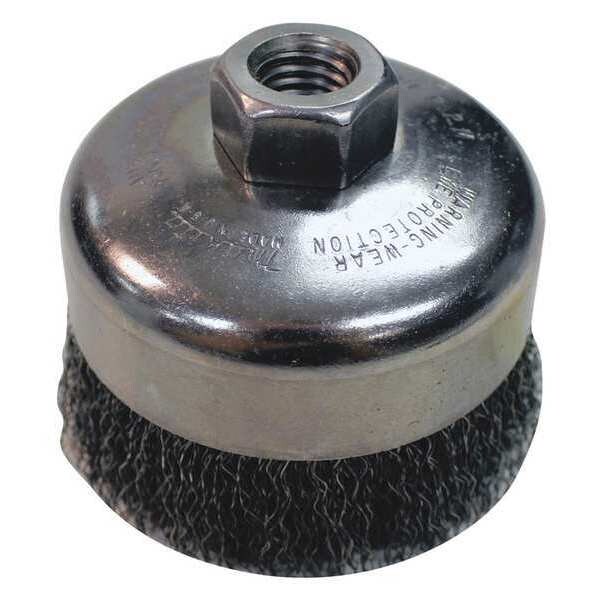 Makita 4" Crimped Wire Cup Brush, 5/8"-11 - A-98407