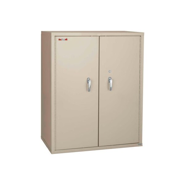 Fire King FireKing Fireproof Storage Cabinet w/End Tab Inserts, 36Wx19-1/4Dx44H, Arctic White, Assembled - CF4436-MDAW