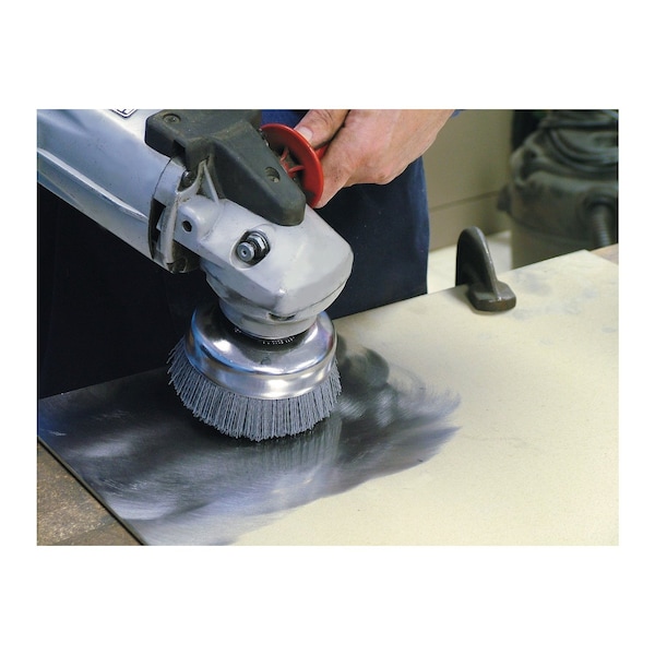 Pferd M-Brad Cup Brush, .040 SiC, 120Grit, 3-1/2 - 83810