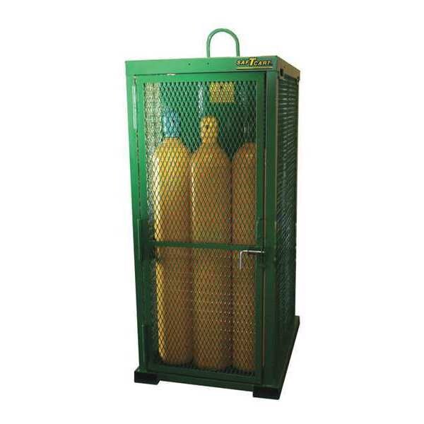 Saftcart Storage Cage, w/Firewall, 32"W x 42"D x 85"H - STS-12FW-2