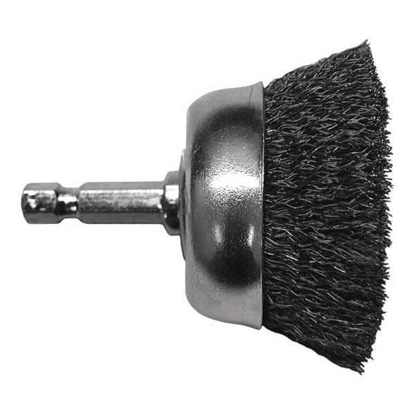 Century Drill & Tool Crimped Drill Cup Brush, 1-3/4 in., Fine - 76213