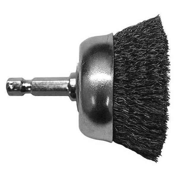 Century Drill & Tool Crimped Drill Cup Brush, 1-3/4 in., Coarse - 76211