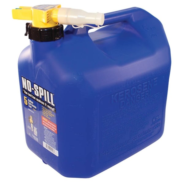 No-Spill NO-SPILL Blue 5 Gallon No Spill Fast Flow Portable Fuel Can - Professional Quality - 765-106