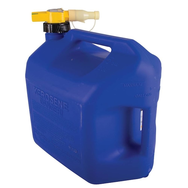 No-Spill NO-SPILL Blue 5 Gallon No Spill Fast Flow Portable Fuel Can - Professional Quality - 765-106
