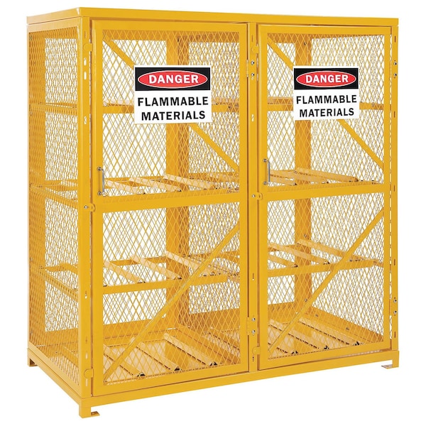 Global Industrial Steel 60 in W, 30 D, Yellow - 493354