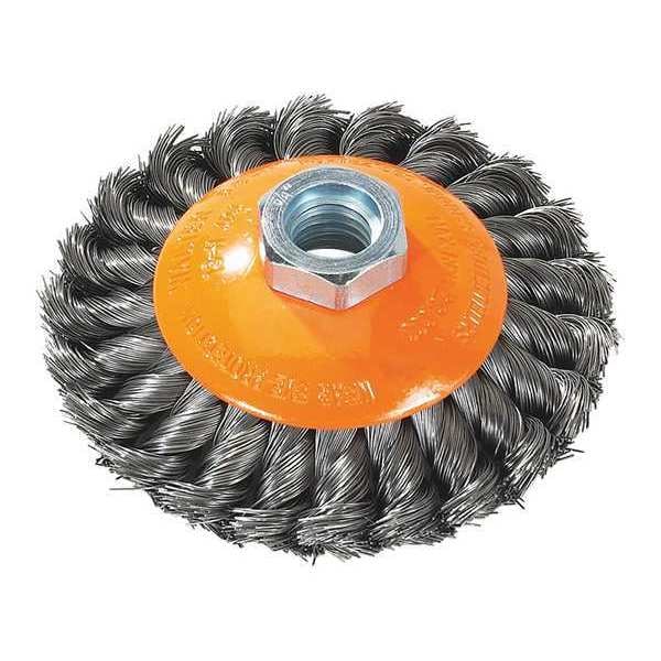 Walter Surface Technologies Cup Brush, 0.015" Dia., 20,000 RPM - 13H404