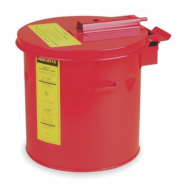 Justrite Wash Tank Can, Basket, Benchtop, 2 gal. - 27712