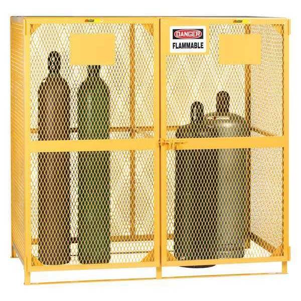Little Giant Gas Cylinder Storage Unit, 2-Labelled - GSU2-72W-70H