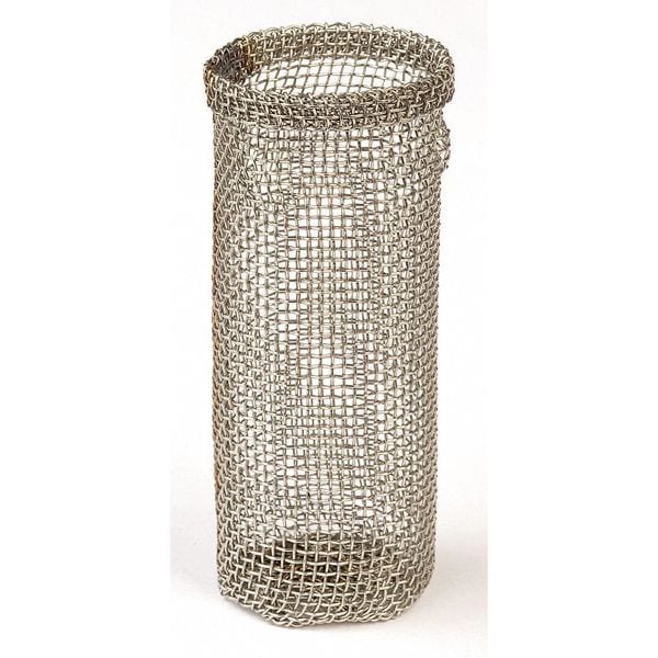 Justrite Flame Arrestor, Steel, Silver, 1 1/4 in Dia. - 11007
