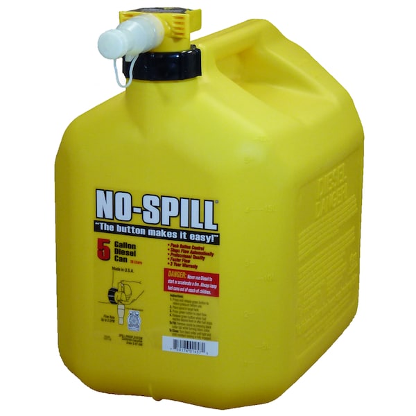 No-Spill No-Spill Plastic Diesel Can 5 gal - 1457