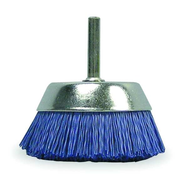 Weiler Cup Wire Brush, 3", 1/4", 4, 500 RPM - 36453