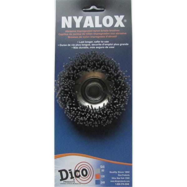 Divine Brothers 3 in. 80 Grit Cup Brush Grey, 5PK - 2492528