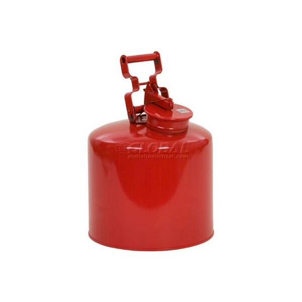 Justrite Safety Can, Steel, 5 gal, Blue - 1425